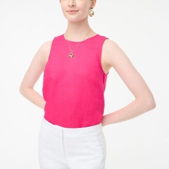 J. Crew Pink Tank Top - Picture 1 of 4